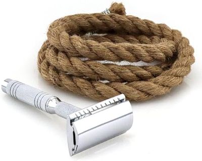 Haryali London Safety Razor for Men & Women Metallic Double Edge Razor Blade Reusable Razor Shaving Kit, Traditional Manual Razor Perfect for Shaving (Blades are not Included)