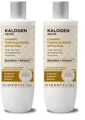 Hidrotelial Kalogen Champu Fortale 400Ml, 400 mililitro, 1 (Paquete de 2)