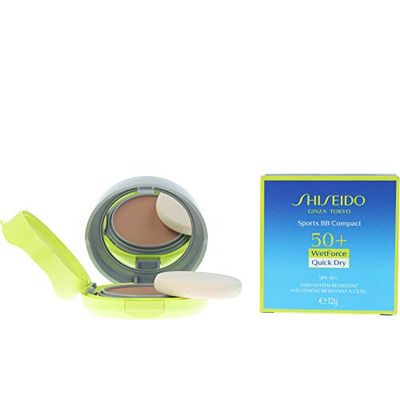 Shiseido Sun Care Sport Bb Compact Spf50+ Medium 12 Gr - 12 Mililitros