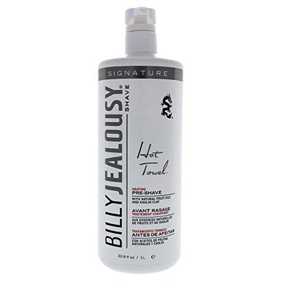 Billy Jealousy Hot Towel Heating Pre-Shave Treatment Crème de Pré-Rasage pour Homme 33.8 oz 958.23 g
