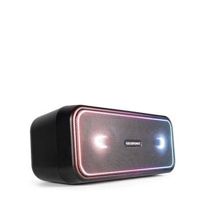 Blaupunkt Bluetooth Party luidspreker PS 200, True Wireless Stereo Box, Bluetooth 4.2, AUX-IN, meerkleurige LED-verlichting, geïntegreerde batterij in het zwart