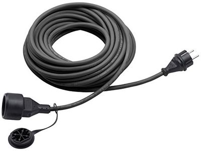 Meister 7435020 - Extensão de cabos (10 m), cor: preto