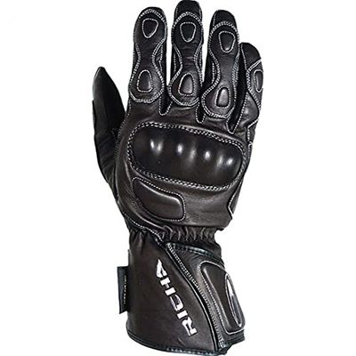 Richa Guantes Racing Waterproof, Gants Homme, Noir, Small - 5WR 100-S