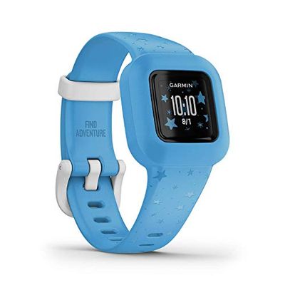 GARMIN Vívofit Junior 3 | Stappenteller |Blauwe Sterren | Fitness Tracker voor Kinderen | Waterbestendig
