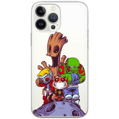 ERT GROUP mobiltelefonfodral för Samsung S20 / S11E originalt och officiellt licensierat Marvel mönster Guardians of the Galaxy 017 Vit anpassad till formen på mobiltelefonen, gedeeltelijk transparant