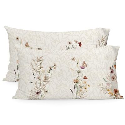 Wild flowers Funda de almohada 50x75 cm (x2) (Cama 150/160)