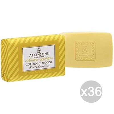 Atkinson Set 36 Sapone Golden Cologne-Giallo Cura E Pulizia del Corpo, Multicolore, Unica