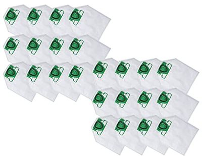 12 Vacuum Cleaner Bags Vorwerk Folletto VK 200 Double Pack: 2 Boxes of 6 Bags for VK 200 and VK200 FP Vacuum Cleaner