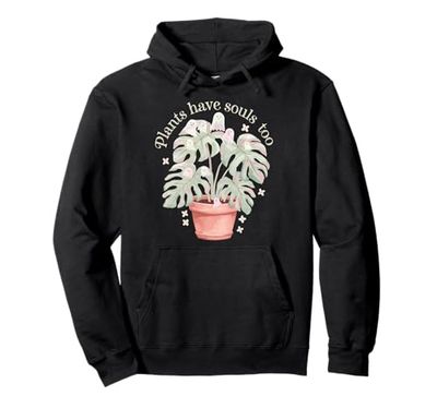 Cute Ghost Plant Kawaii Aesthetic Cottagecore Pullover Hoodie