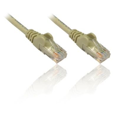 PremiumCord Câble Patch, CAT6, UTP, Ethernet, LAN, Rapide, Flexible et Durable RJ45 1Gbit/s Câble, AWG 26/7, Câble en Cuivre 100% CU, Gris, 25m