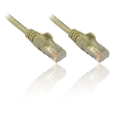 PremiumCord Câble Patch, CAT6, UTP, Ethernet, LAN, Rapide, Flexible et Durable RJ45 1Gbit/s Câble, AWG 26/7, Câble en Cuivre 100% CU, Gris, 0,5 m