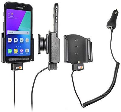 Brodit Uchwyt na urządzenie 512958 | Made in Sweden | z funkcją ładowania do smartfonów - Samsung Galaxy Xcover 4