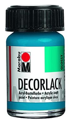 Marabu Decorlack Acrylique Cyan 056 15 ml