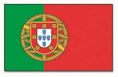 Mil-Tec Uniseks - Volwassen vlag 16741000 vlag, Portugal, één maat