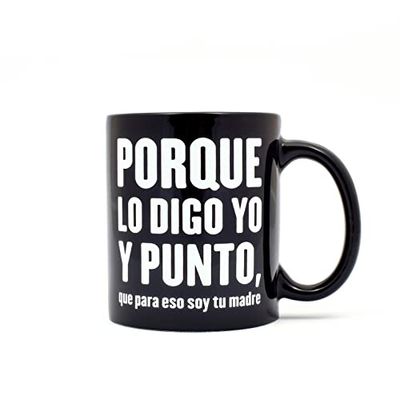 Miss Miserable - tasse avec message Parce que je dis moi et point