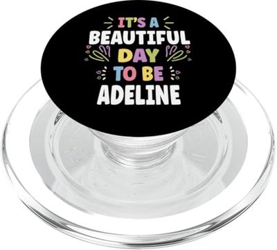 ADELINE Personalized Name Beautiful Day ADELINE PopSockets PopGrip for MagSafe