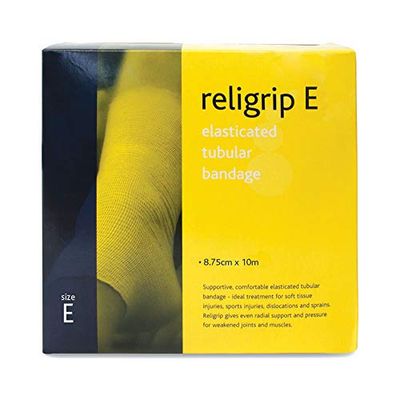 Religrip REL465 Tubular Bandage, Size E, 8.75cm x 10m