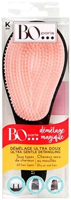 Bo... Paris Magic Detangling Hair Brush - Waterproof Hair Brush - Soft Touch Brush with 4 Levels of Pins - For All Hair Types - On Wet or Dry Hair - Pack of 1