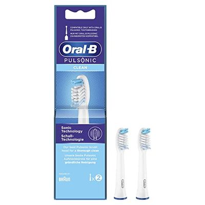 Oral-B Pulsonic Clean - Set di 2 testine per spazzolino da denti sonico