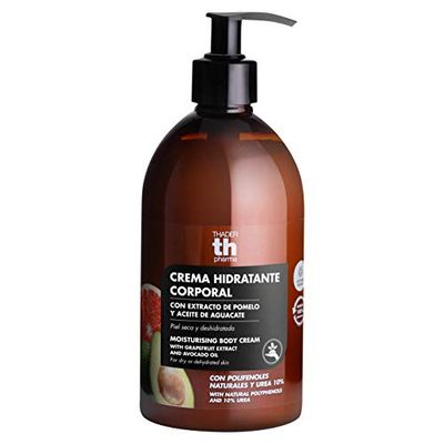 Thader TH Pharma Crema idratante per il corpo Pompelmo e olio di Avocado Polifenolo, 500 ml