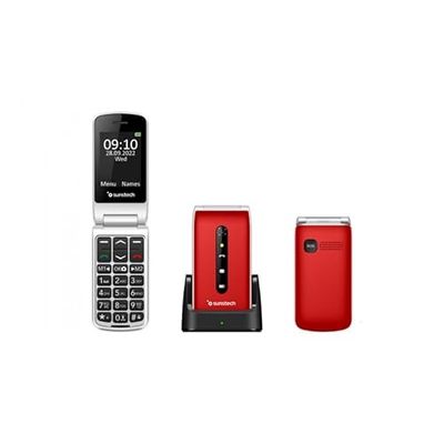 SUNTECH TELÉFONO MOVIL CELT18RD/ ROJO