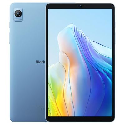 Blackview Tab 60 Tablet met touchscreen, dun, licht, draagbaar, 8,68 inch display, 6 GB RAM + 128 GB ROM, Unisoc T606, camera's 5 MP + 8 MP, batterij 6050 mAh, blauw
