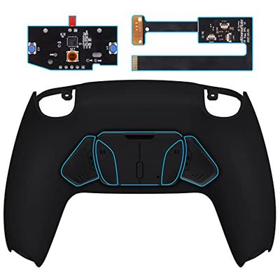 eXtremeRate Black Programable RISE4 Remap Kit for ps5 Controller BDM-010 BDM-020, Upgrade Board & Redesigned Back Shell & 4 Back Buttons - Controller NOT Included