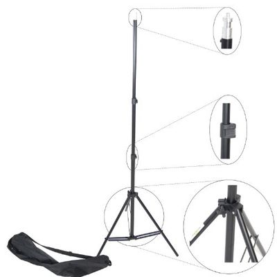 DynaSun Tripé profissional de pé W803 220 cm, alumínio para estúdio fotográfico, candeeiro flash de vídeo