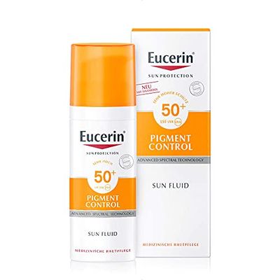 Eucerin Pigment Control LSF 50 Sun Fluid, solução de 50 ml