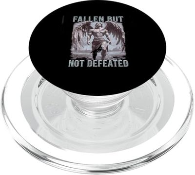 Inspirando a Angel con decir "Fall pero no derrotado" PopSockets PopGrip para MagSafe