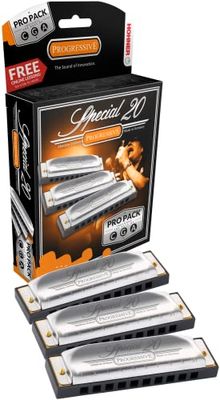 DIATONIK PROGRESSIVE. HOHNER SPECIAL Diatonic Harmonica 20 PROPACK (C, G, A).