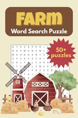 Country Life Word Search Puzzle Book: Fun Farm-Themed Puzzles with Farm Animals, Crops, and Outdoor Living Vocabulary | 50+ Large Print Word Search Games | Great for Leisure, Vacation, Relaxing