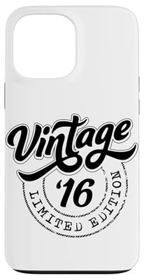 Edición Limitada - Vintage 2016 Carcasa para iPhone 13 Pro Max