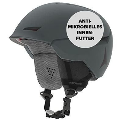 ATOMIC Revent+ Skihelm in groen, maat S, uniseks voor volwassenen, individuele pasvorm voor nauwkeurige pasvorm, superieure bescherming tegen stoten, innovatief ventilatiesysteem, hoofdomtrek 51-55 cm