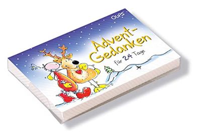 Oups Kärtchenbox: Adventgedanken: 24 Spruchkärtchen für die Adventzeit (auch als Adventkalender geeignet)