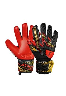 Reusch Attrakt Silver Junior Keepershandschoenen, voor kinderen en jongeren, voor jongens en meisjes, geschikt voor alle weersomstandigheden en speelvelden