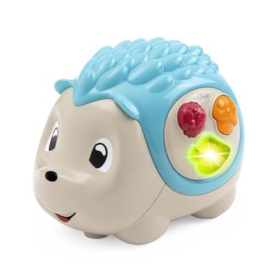 Chicco Egel Dag & nacht, Nachtlampje voor Baby's 0 Maanden+, Activiteiten Speelcentrum, baby's 6 maanden +, Elektronisch spel met verlichte knoppen, Ontspannende Geluiden en Melodieën