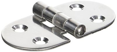 Orangemarine 45076 Bisagra, Gris (Stainless Steel), 57.2 X 38.1 mm