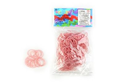 Elastiques Rainbow Loom Rouge A Paillettes