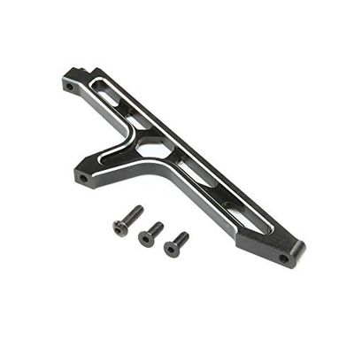 chassissteun voor, aluminium zwart: DBXL-E 2.0