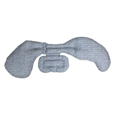 Boppy Graviditetskudde Stöd Total Body Modulär Blå, Bekväm Kudde, Ger Kroppsstöd, Främjar Sidoposition, 3 Delar För Varje Behov, Maskintvättbar