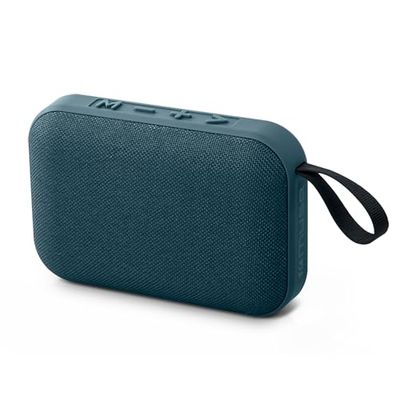 MUSE Portable Bluetooth Speaker, Blue, Handy and Compact with 5W Output, Suitable for Laptop, Tablet and Smartphone