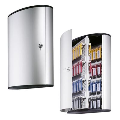 Durable 195523 Keybox Armoire pour 72 Clés Fermeture Par Serrure à Clés - avec 6 Porte-Clés Key Clip