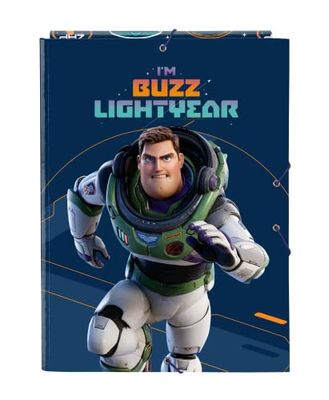 Safta Articulo, Carpeta Folio 3 Solapas Lightyear Unisex niños, Multicolor, M