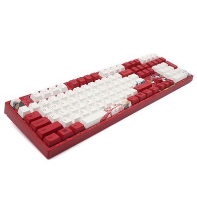 Varmilo VEA108 Koi Gaming Tastatur, MX-Silent-Red, weiße LED - US Layout