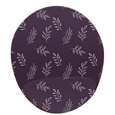 Bonamaison, Ergonomische muismat met polssteun, digitaal bedrukte muismat tegen schede problemen, antislip onderkant, voor kantoor en thuis, afmetingen: 20 x 23 cm