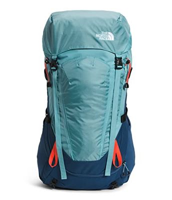 THE NORTH FACE Terra 55 plecak damski z plecakiem, Reef Waters/Shady Blue/Retro Orange, M długo