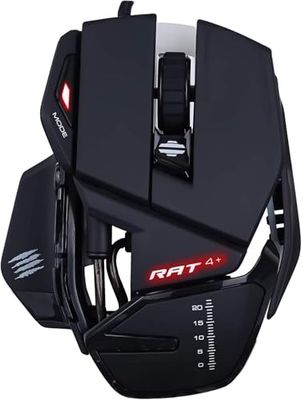 Mad Catz R.A.T. 4 - rato (mão direita, ótico, USB, 7200 DPI, 8000 pps, preto)