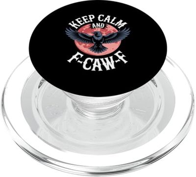 F-Caw-F Black Crow Blackbird FCAWF PopSockets PopGrip for MagSafe