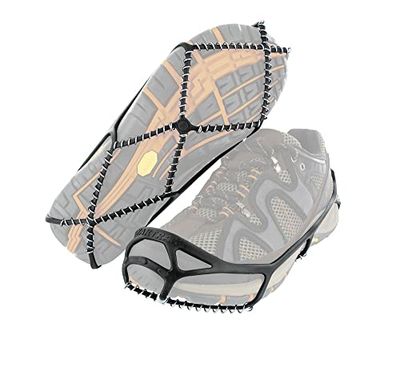 Yaktrax Walker - Sistema de tracción para nieve y hielo, color negro, talla XS